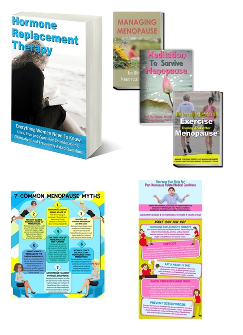 Product picture Managing Menopause - Ebooks + Infographic Bonus- Package 1  
