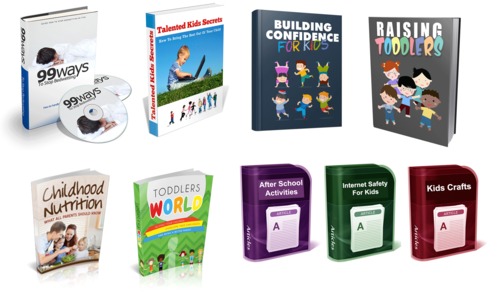 Product picture Kids Raising Nich - Quality Content + MRR  - Package 1