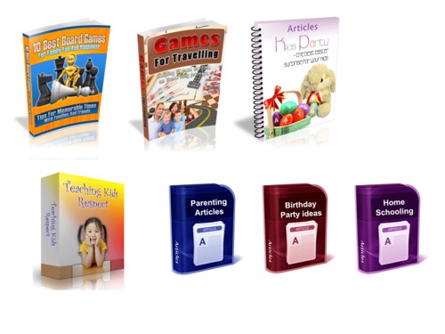 Product picture Kids Raising Nich - Quality Content + MRR  - Package 2